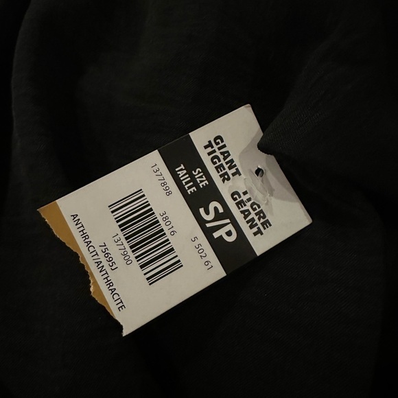 My style NWT black boho dress maxi tie waist off the shoulder pockets SZ S - Picture 6 of 6